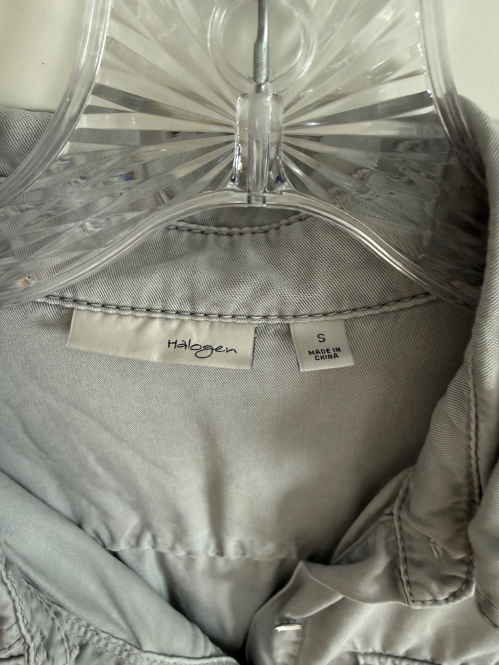 Halogen Gray Utility Button Down - Picture 2 of 3